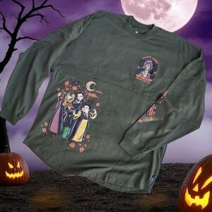 Disney Hocus Pocus Long Sleeve Forest Green Spirit Jersey XL